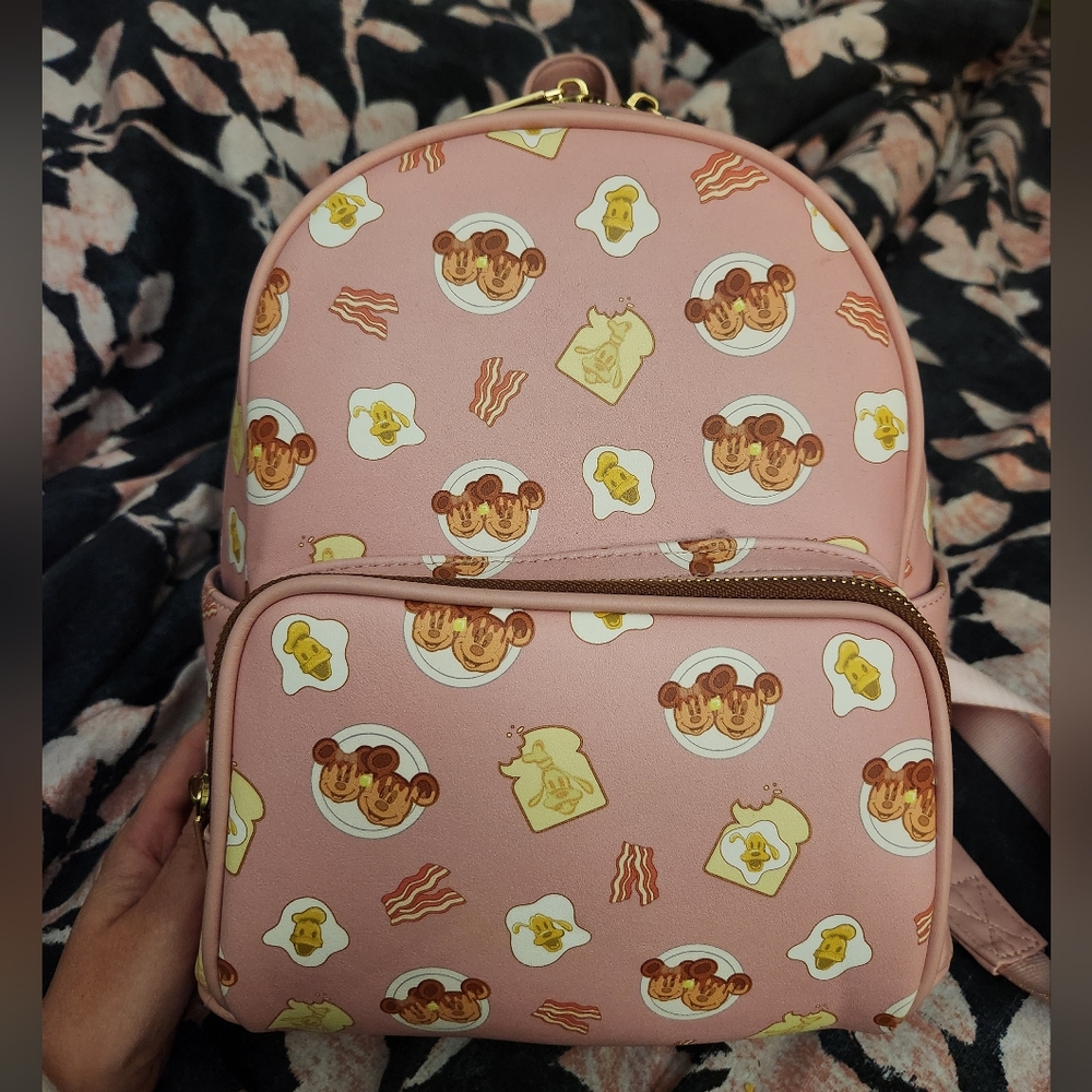 EUC Danielle Nicole Mickey & Friends Breakfast Mini Backpack